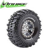 Louise CR-Champ RC Crawler Tires 1/10 1.9" 12mm Super Soft CH-BL Pre-Mount (2)