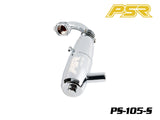 POWERSTAR PS-105-S 1/8 GT On-Road Exhaust Pipe (EFRA 2201) Silver Plating
