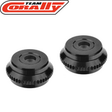 Team Corally C-00180-316 Aluminum Lower Shock Cap (2)