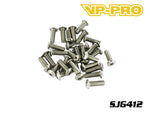 VP-PRO SIG412 Round Headed Screws 4x12mm BLACK STEEL (30)
