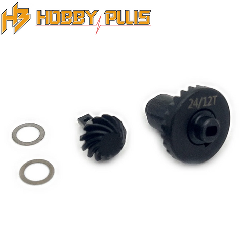 Hobby Plus HBP240540 Machined HD Helical Cut Pinion & Ring Gear 12T/24T