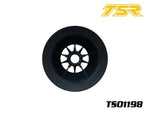 Team Saxo TS01198 1/10 Pre-Glued Foam Tire Rear 25Sh (2)