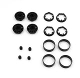 Hobby Plus HBP240442 1.2inch Bead Lock Wheel Set Black CR-18P