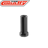Team Corally C-00105-028 Black Aluminium Damper Post SSX-125