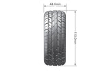 Lousie B-Rocket 1/8 Off-Road Buggy Tires 17mm Black Spoke Rim Soft (2) RC Car