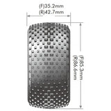 Louise RC E-Hornet 1/10 4WD Front Buggy Tire Soft Pre-Mounted White Wheel (2)