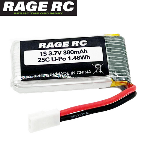 Rage RC RGR4533 3.7V 380mAh 1S LiPo Battery