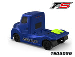 Team Saxo TS05056 1/10 Semi-Truck Body for MGT Touring (Clear) 225mm