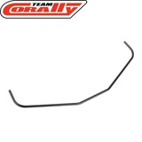 Team Corally C-00180-246 Rear Anti-Roll Bar 2.6mm, a black metal suspension component designed for improved handling in radio control cars.