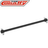 Team Corally COR00180-897 Center Front Steel Drive Shaft designed for radio control car parts, providing durable and precise performance for rc cars.