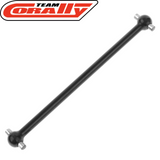 Team Corally C-00180-715 Steel Center Front Drive Shaft 85.5mm designed as a durable rc car part for improved performance and reliability in radio control vehicles.