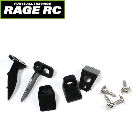 Rage RC RGRB1141 Running Hardware Set Black Marlin MX Lightwave SuperCat MX