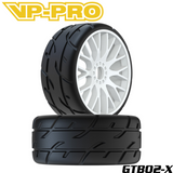 VP-PRO 1/8 GT White Spoke Wheel (2) Soft-Hard Blade-Tech