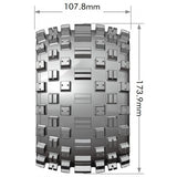 Louise MT-Rock Sport 1/8 Monster Truck Tires (2) 17mm 0 & 1/2
