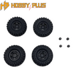 Hobby Plus HBP240506 Deep Star 1.2" Wheel 68mm Mudder-XL Tire Set CR18P