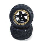 BlackZon BZN540095 Mounted Tires & Wheels Gold ST Slyder
