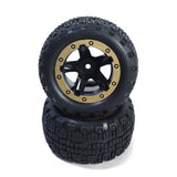 BlackZon BZN540095 Mounted Tires & Wheels Gold ST Slyder