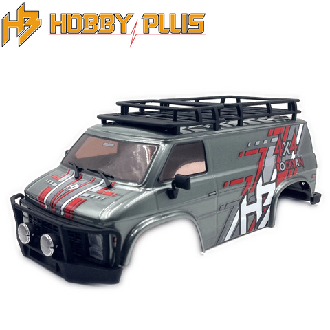 Hobby Plus HBP240535 Finished Body Rock Van V2 Gray 1/18
