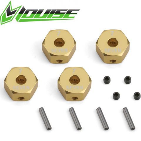 Louise LNBA344 Aluminum 12mm Hex Hub 7mm T410 Drift & Rally