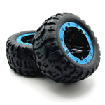 BlackZon BZN540108 Mounted Tires & Wheels Blue MT Slyder