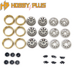 Hobby Plus HBP240479 1.2 Steelie Bead Lock Wheel Silver (6)