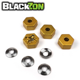 BlackZon BZN540243 MT Metal 12mm Hex Hub Set Smyter