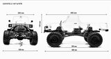 Carisma SCA-1E 1/10 4WD Coyote 2.1 Spec Builders Kit