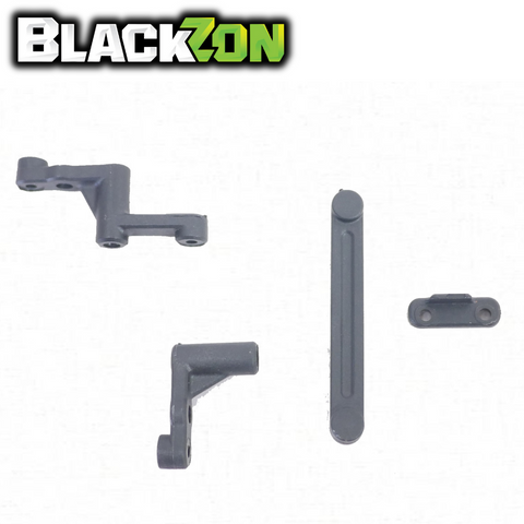 BlackZon BZN540017 Steering Bushes + Ackerman Plate Set Slyder