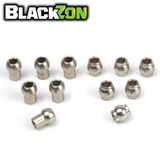 BlackZon BZN540447 3.8mm Metal Balls (12) Vyper & Turbo metal ball bearings for radio control parts, designed for enhanced performance in rc cars and rtr rc cars.