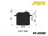 POWERSTAR PC-2500 DC HV Digital Servo Metal Gear