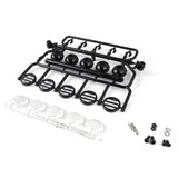 Gmade GM40054 LED Light Bar Set (5 Lights) Buckets featuring black plastic housing, clear lenses, and mounting hardware for radio control parts and rc car parts.