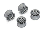 Louise LNBA269 10 Spoke Wheel +4mm Gray LMX