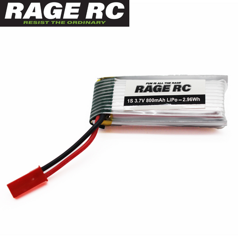 Rage RC RGR3111 1S 3.7V 800mAh LiPo Tribus 250 EP