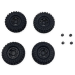 Hobby Plus HBP240506 Deep Star 1.2" Wheel 68mm Mudder-XL Tire Set CR18P