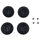 Hobby Plus HBP240506 Deep Star 1.2" Wheel 68mm Mudder-XL Tire Set CR18P