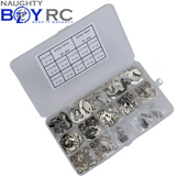 Naughty Boy RC 400pc Stainless Steel E Clips 1.5-15mm