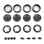 Hobby Plus HBP240505 Deep Star 1.2" Beadlock Wheel Black Chrome