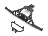 BlackZon BZN540423 Rear Bumper Set Vyper SC & Turbo in durable black plastic, designed as replacement parts for radio control cars to enhance protection and performance.