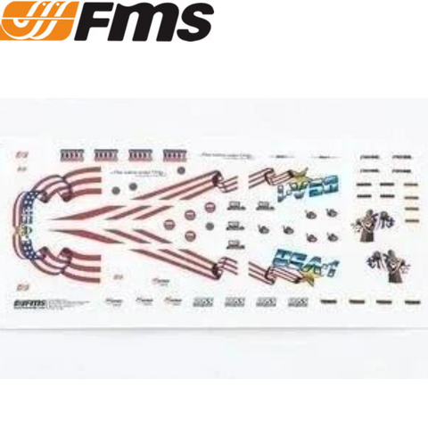 FMS C3076 Decal Sheet FCX24 Smasher