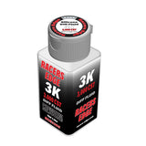 Racers Edge Silicone Diff Fluid 2.36oz 2k - 1m bottle of 3,000 CST premium silicone diff fluid for rc car parts and radio control parts maintenance.