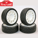 The Rally Legends RC Car SPEEDGRIP Tires w Challenge Rims (4)