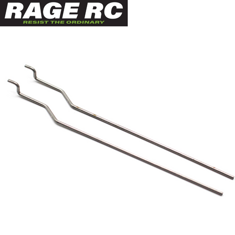 Rage RC RGRB1474 Rudder Push Rod Set Lightwave 400BL