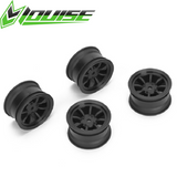 Louise LNBA262 8 Spoke Wheel +1mm Black LMX