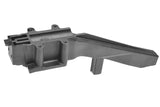Team Corally C-00180-952 Rear Chassis Brace MT-G2 made from durable black plastic, designed for reinforcement and stability in radio control car chassis assemblies.