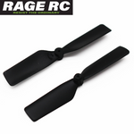Rage RC RGR6131 Tail Rotor Blade (2) Hero-Copter Military Heli Radio Control