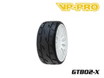 VP-PRO 1/8 GT White Spoke Wheel (2) Soft-Hard Blade-Tech