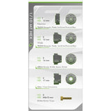 Louise ST-MCross Mini Maxx XRT Tires 12, 14, 17mm Hex 0 & 1/2' Off Soft (2)