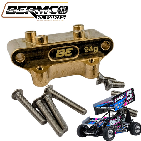 Bermco RC Parts Brass Front Pivot Block Losi 22S Sprint