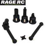 Rage RC RGRC2460 Mini Trek Drive Shafts & Diff