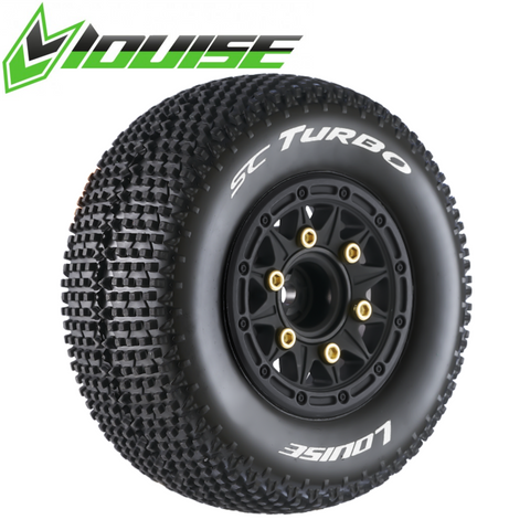 Louise SC-Turbo 1/10 Short Course Tires Soft 12 14 & 17mm Removable Hex